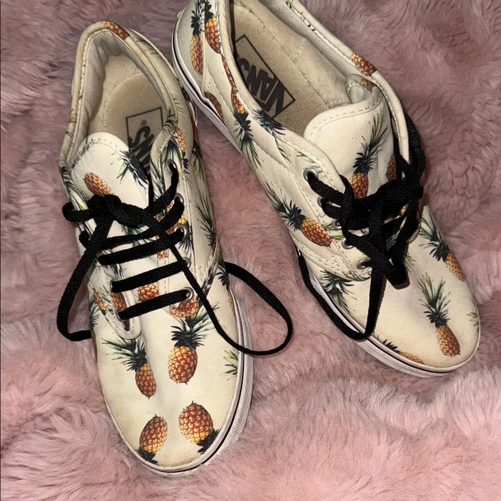 Vans Pineapple Print Canvas Sneakers